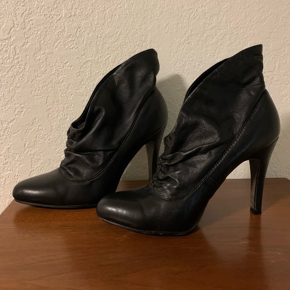 Slouch Bootie Heels, size 6.5